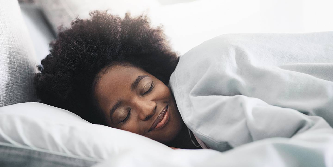visualizes improved sleep quality from using cbd for sleep