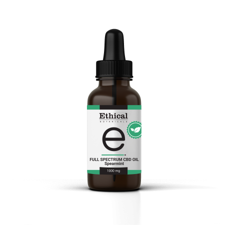 Ethical Botanicals Full Spectrum Spearmint CBD Oil 1000mg Bottle